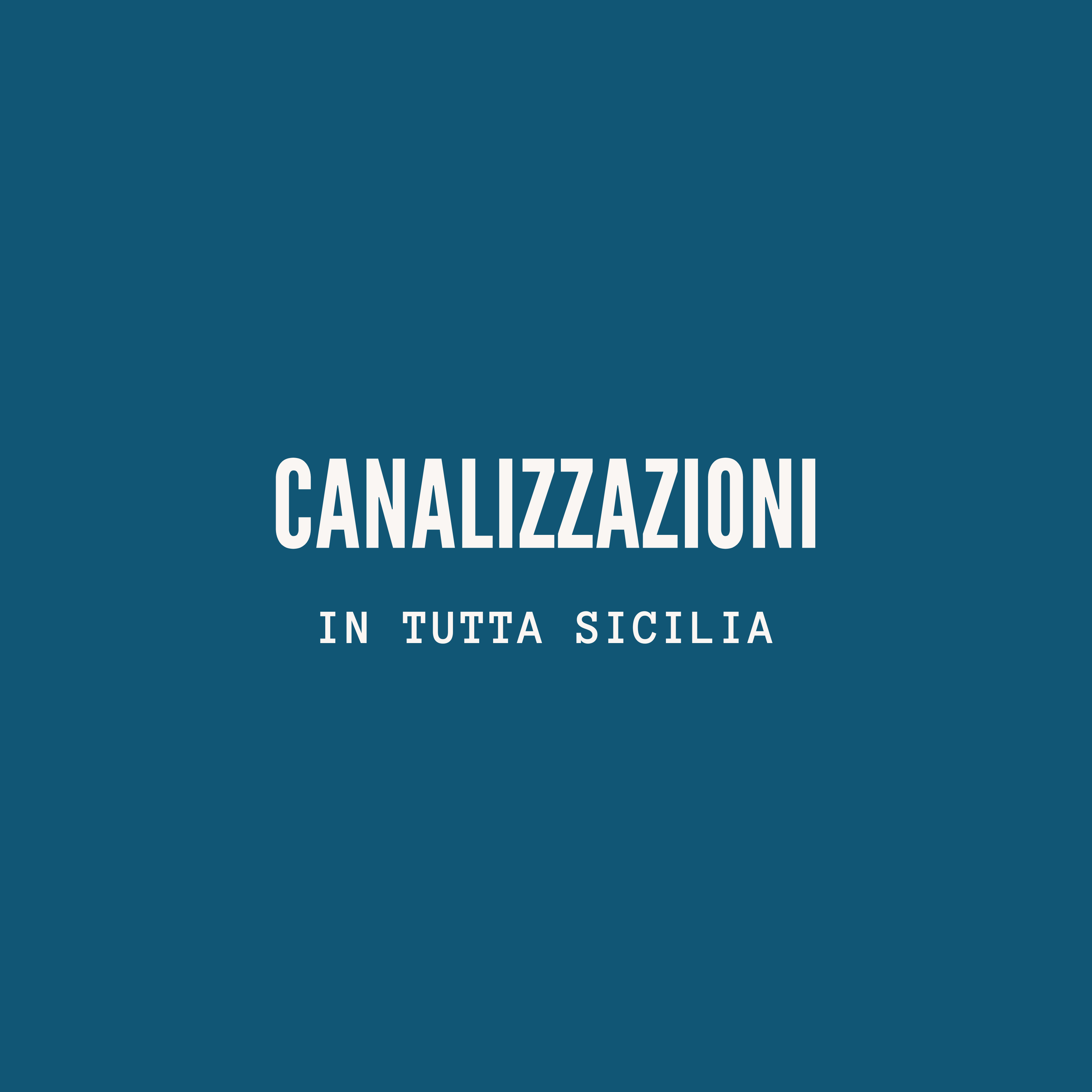 Canalizzazioni